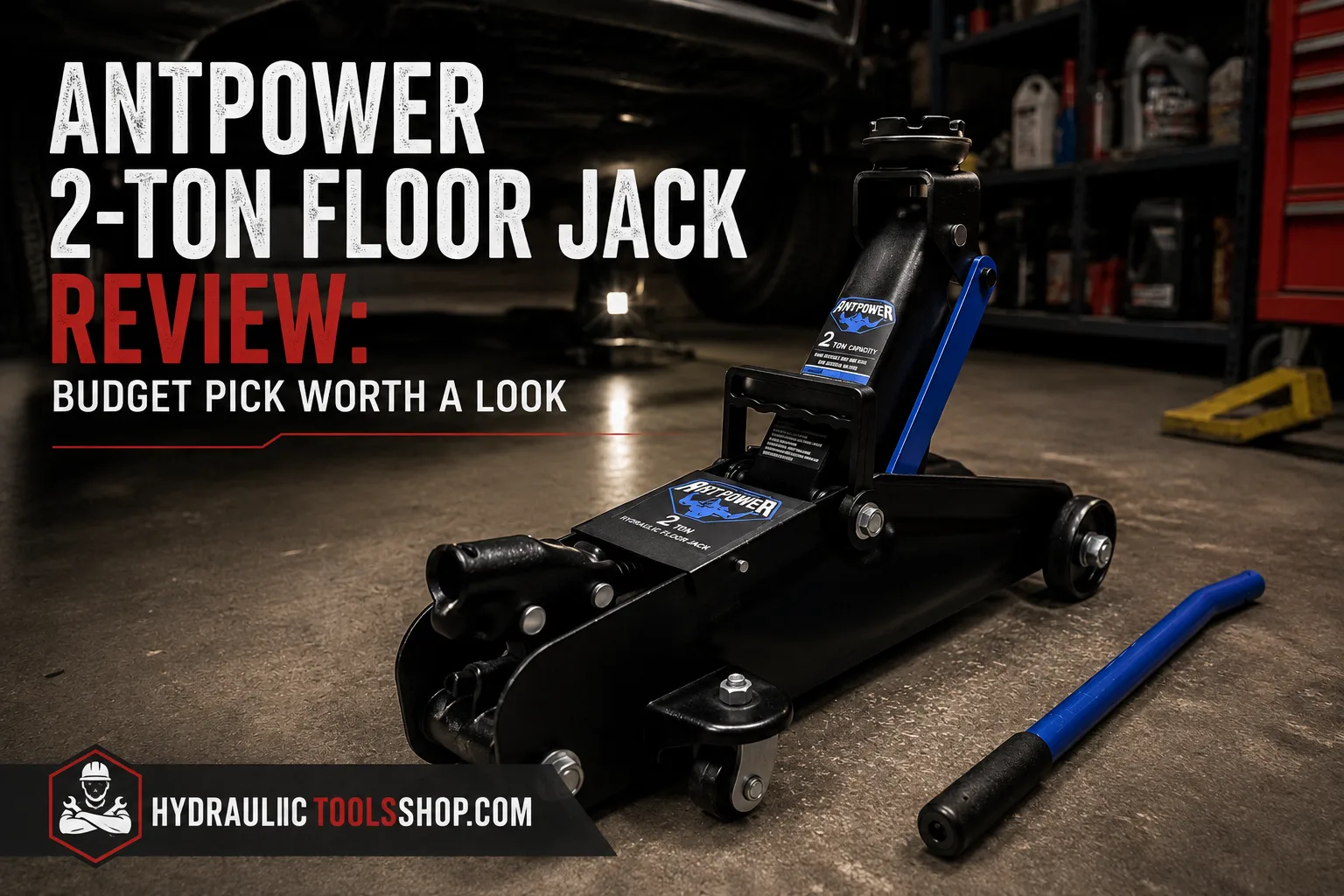 ANTPOWER 2-ton ASME certified hydraulic floor jack for compact cars