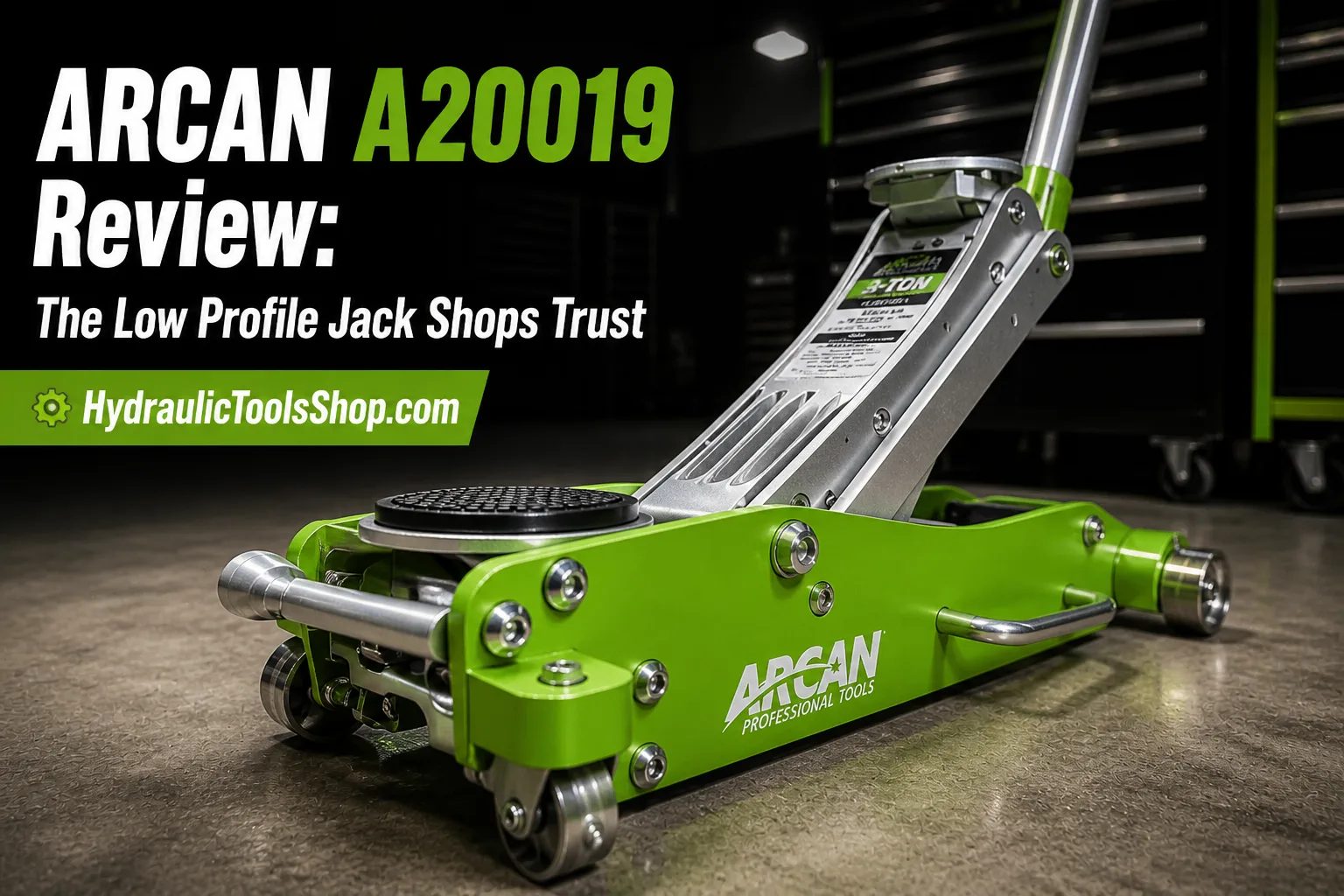 ARCAN A20019 3-ton aluminium low profile floor jack
